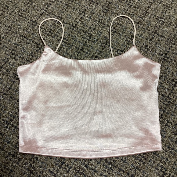 Aeropostale Seriously Soft Pink Satin Bungee Cami * Size XS - Picture 1 of 7